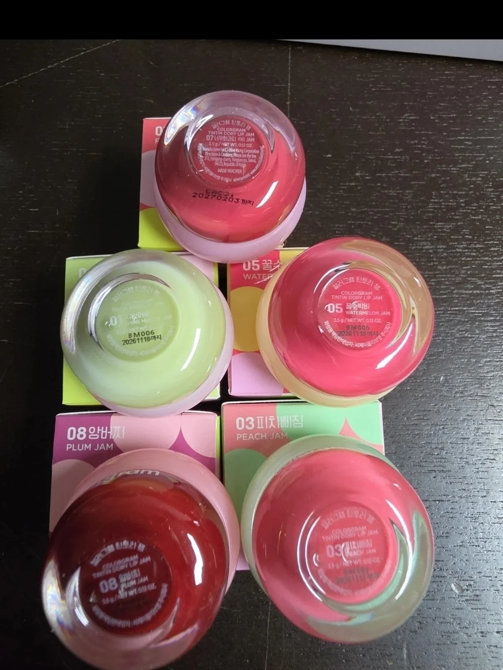 Colorgram Tintin Dory Lip Jam - Set Of 5